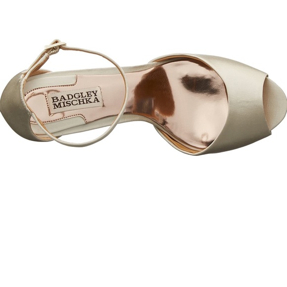 BADGLEY MISCHKA BRIDAL SHOES💋EUC - Picture 6 of 14
